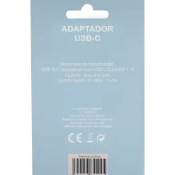 Adaptador Usb-C Aqua Sky