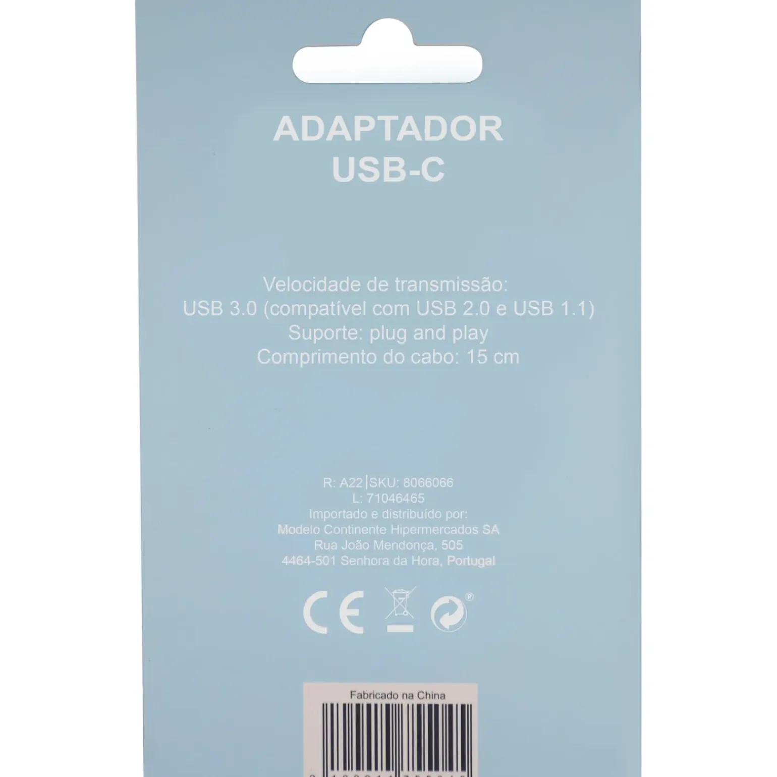 Adaptador Usb-C Aqua Sky