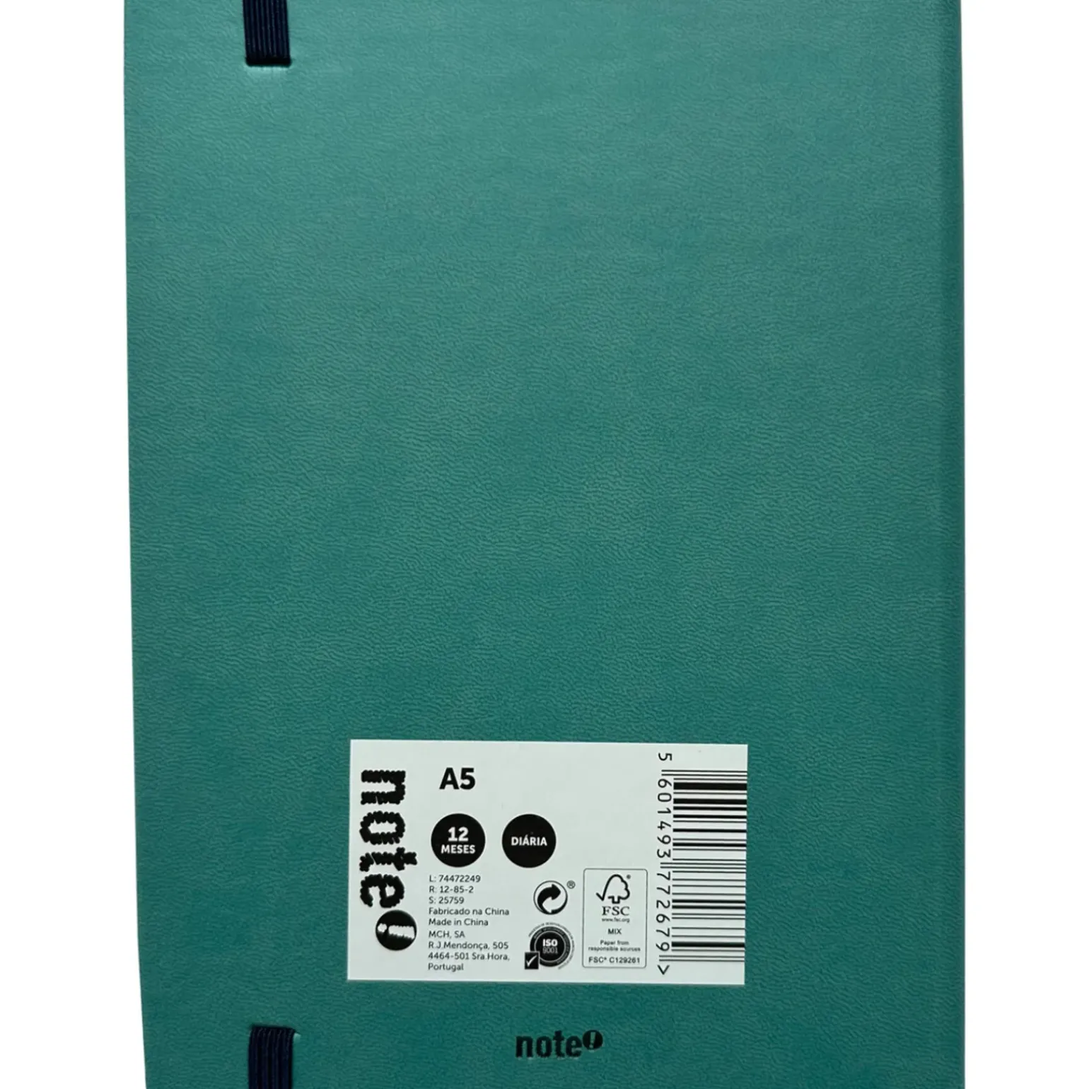 Agenda A5 Basic com Elástico Color Note! (artigo sortido)