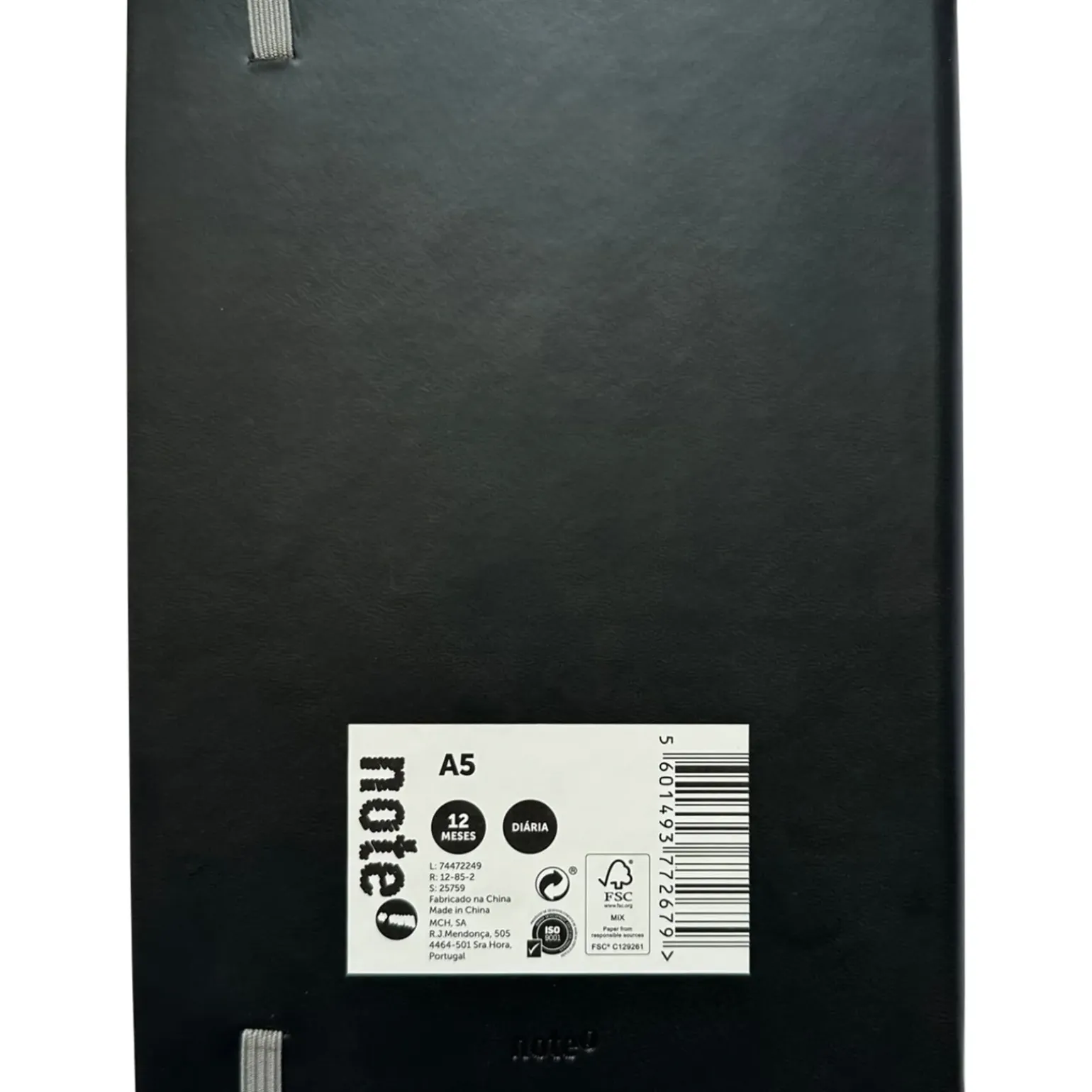 Agenda A5 Basic com Elástico Color Note! (artigo sortido)