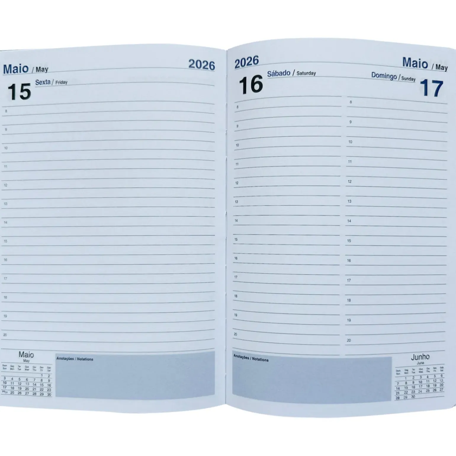 Agenda A5 Basic Vert Note! (artigo sortido)