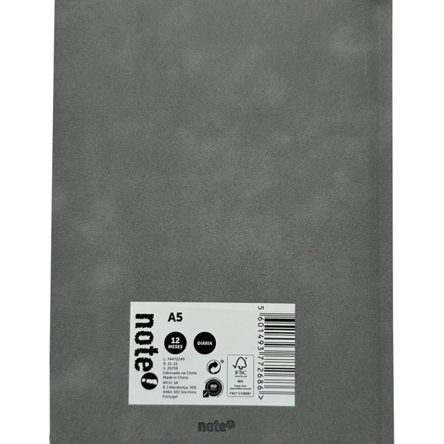 Agenda A5 Basic Vert Note! (artigo sortido)