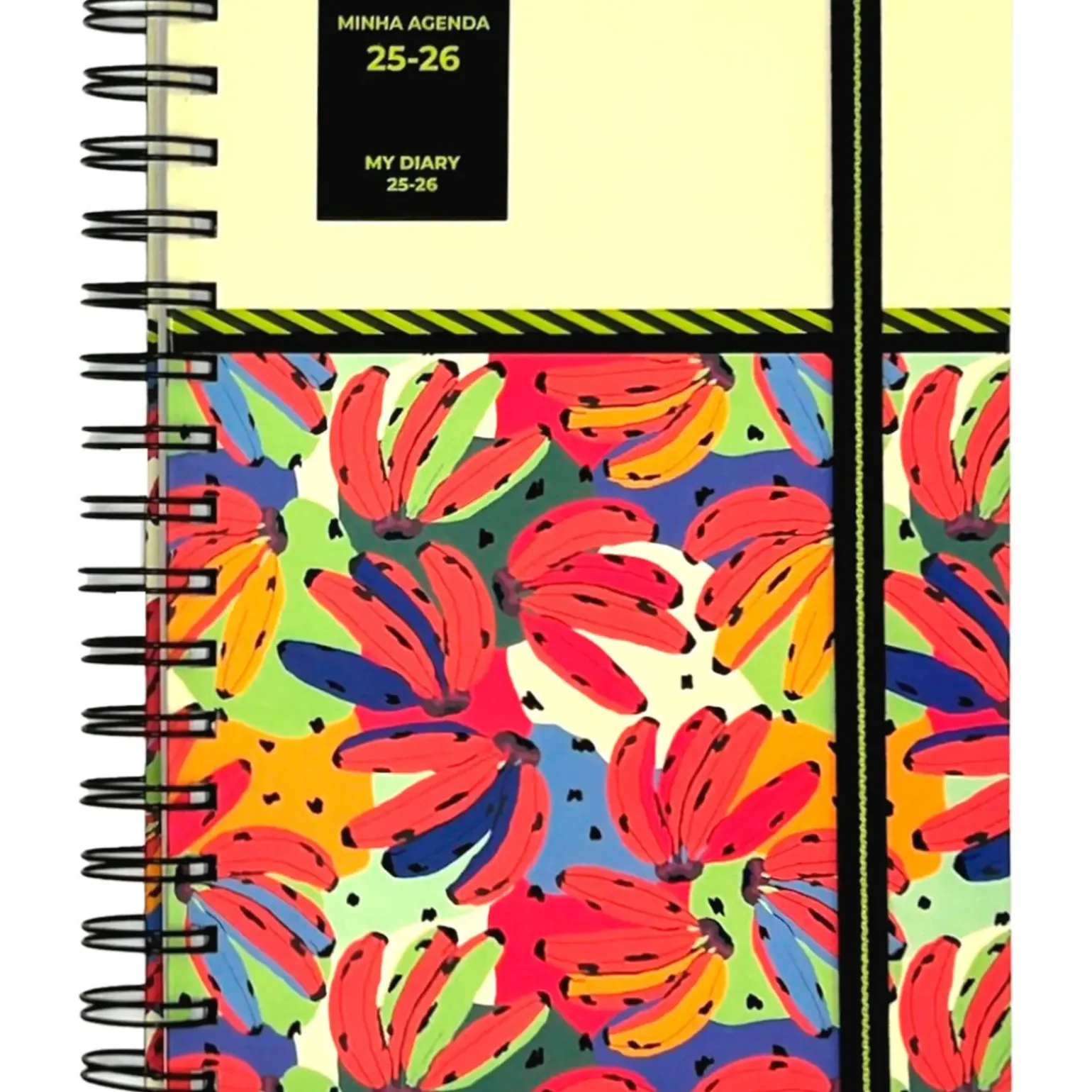 Agenda A5 2026 Espiral 16M Semanal Tropic Note!