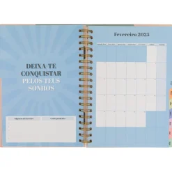 Agenda Office 24/25 Semanal Extra Grande - Sonha em Grande e Disfruta em Gigante