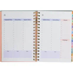Agenda Office 24/25 Semanal Grande - Muitas Conquistas para Celebrar