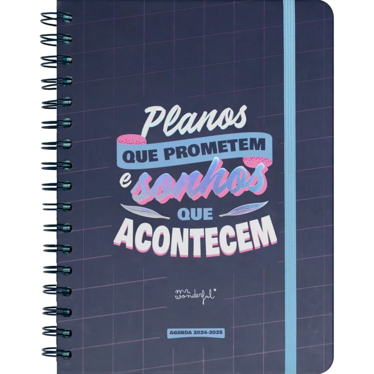 Agenda Wonder 24/25 Semanal Grande - Planos Que Prometem, Sonhos que Acontecem