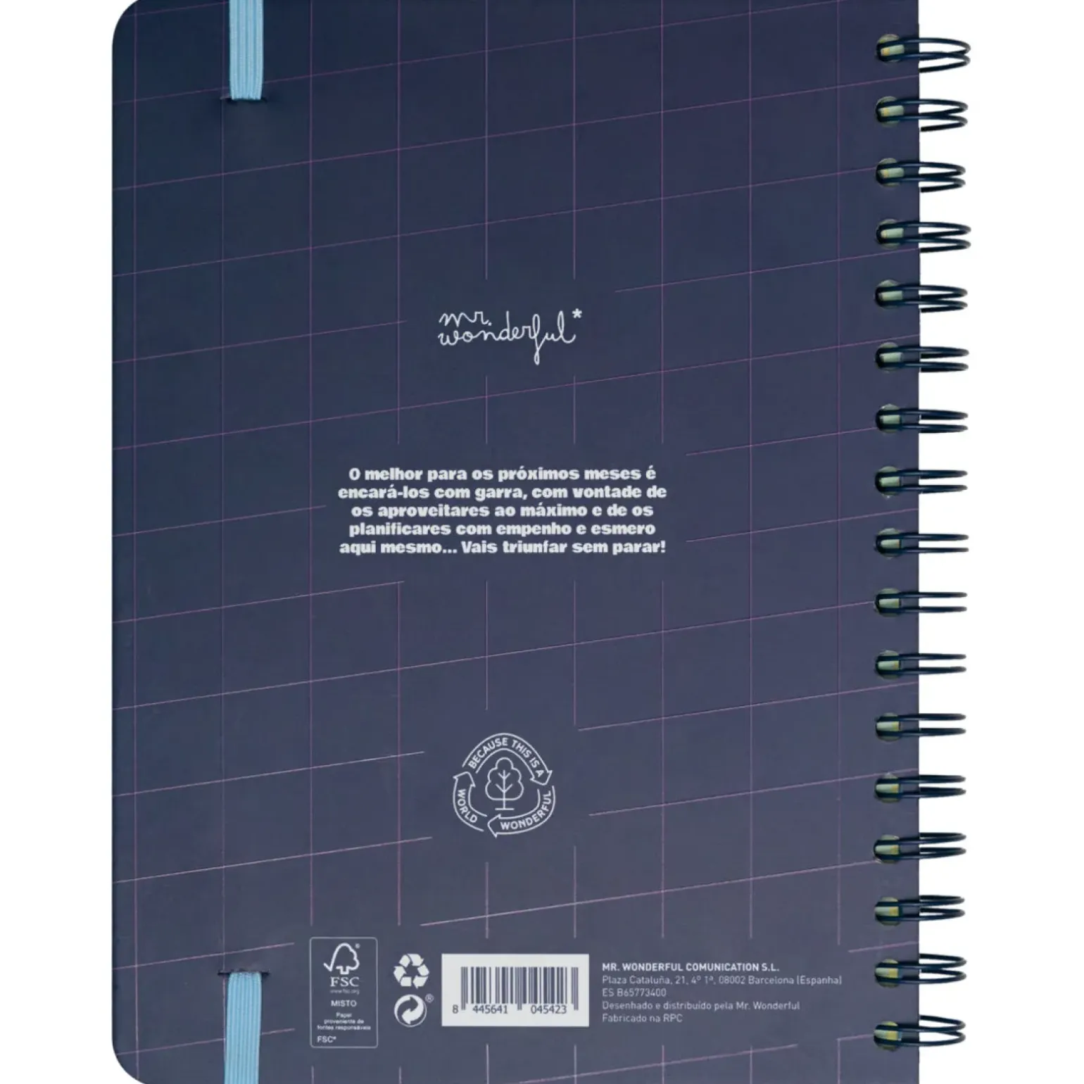 Agenda Wonder 24/25 Semanal Grande - Planos Que Prometem, Sonhos que Acontecem