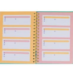 Agenda Wonder 24/25 Semanal Grande - Ready Para Celebrar Tudo o que Vou Alcançar