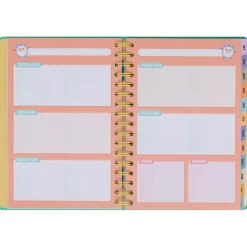 Agenda Wonder 24/25 Semanal Grande - Ready Para Celebrar Tudo o que Vou Alcançar