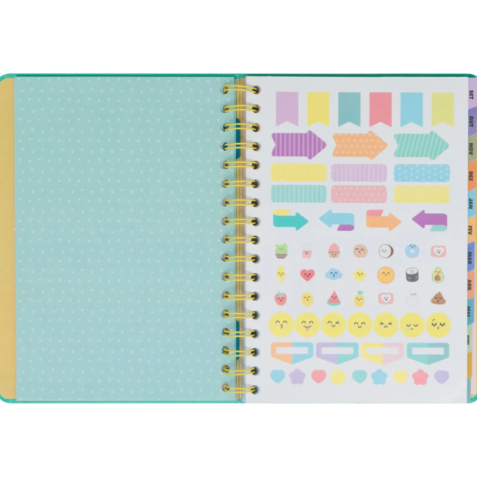Agenda Wonder 24/25 Semanal Grande - Ready Para Celebrar Tudo o que Vou Alcançar