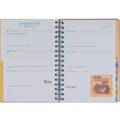 Agenda Wonder 24/25 Semanal Grande - Vou Com Tudo