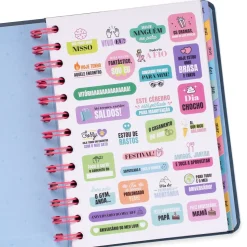 Agenda Wonder 25-26 Semanal Pequena - Boas Vibrações