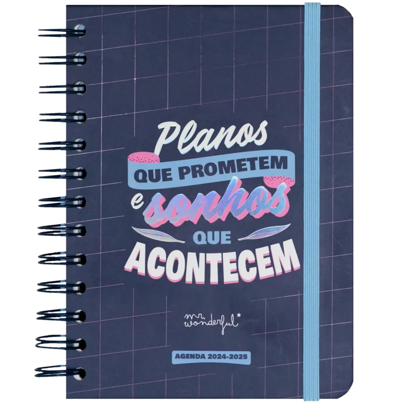 Agenda Wonder 24/25 Semanal Pequena - Planos que Prometem e Sonhos que Acontecem