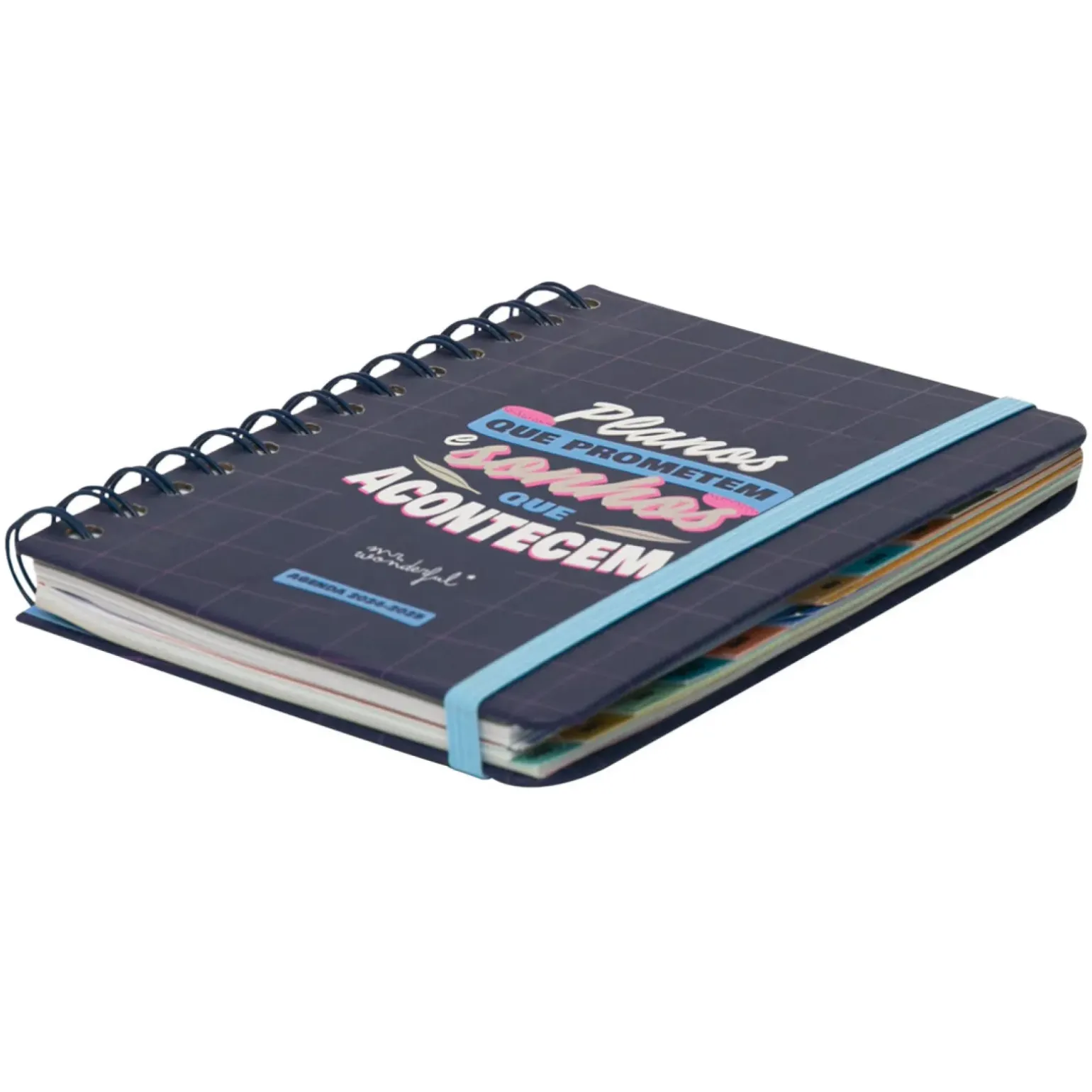 Agenda Wonder 24/25 Semanal Pequena - Planos que Prometem e Sonhos que Acontecem
