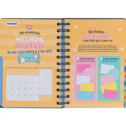 Agenda Wonder 24/25 Semanal Pequena - Planos que Prometem e Sonhos que Acontecem