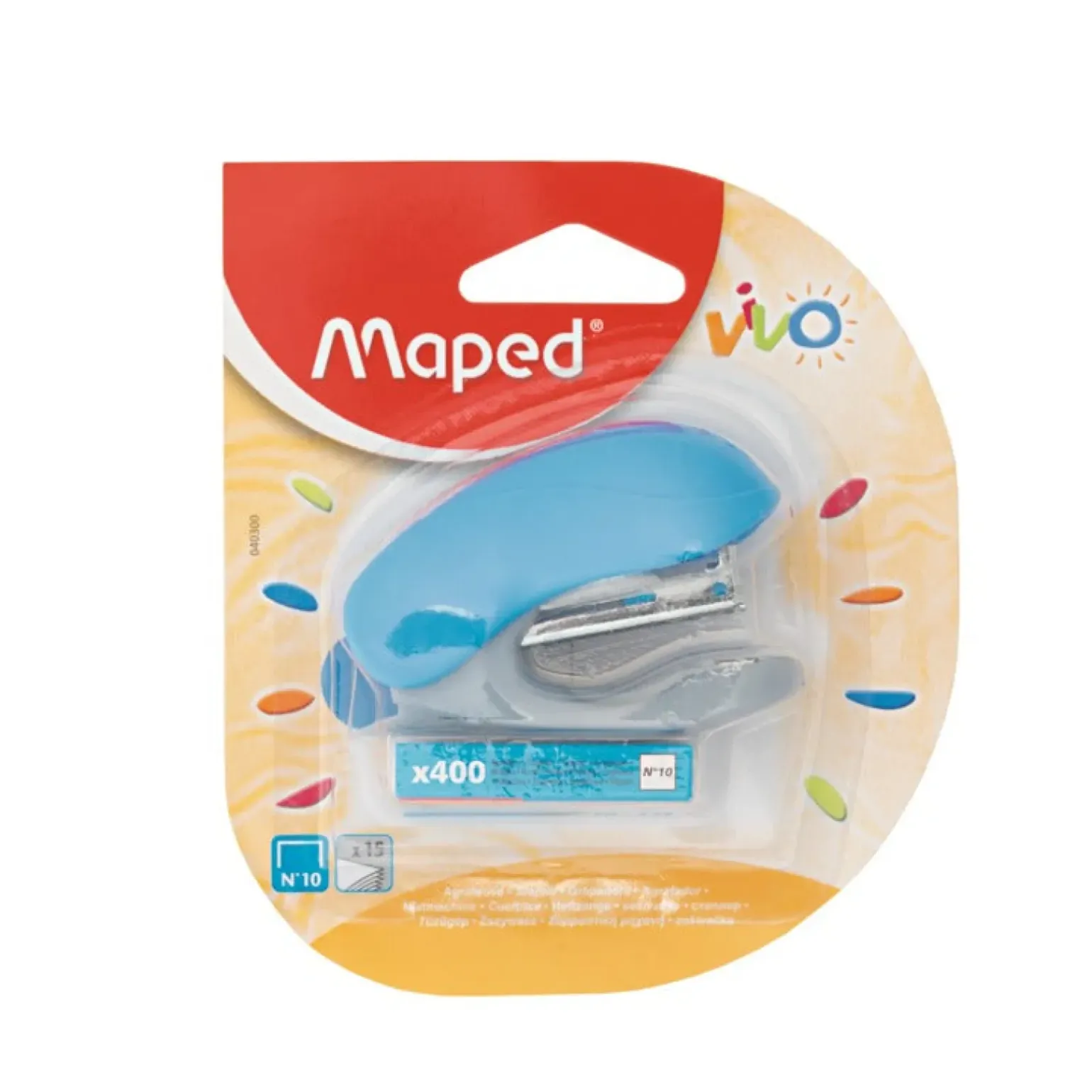 Agrafador Vivo Mini com 400 Agrafos Maped