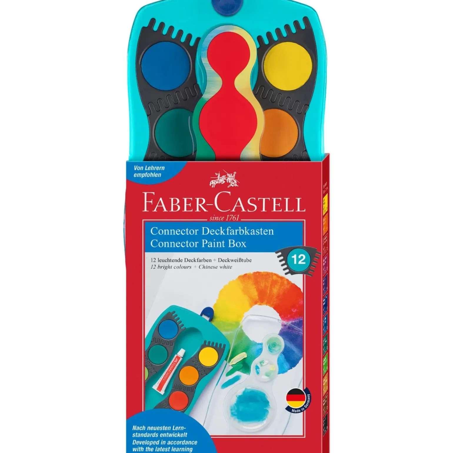 Aguarelas Caixa Azul + 1 Branco Opaco 12 unidades