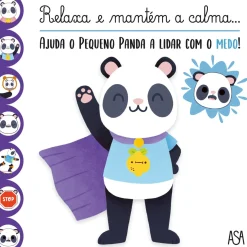 Ajuda o Pequeno Panda a Lidar com o Medo de Delphine Lacharron e Adeline Pierre