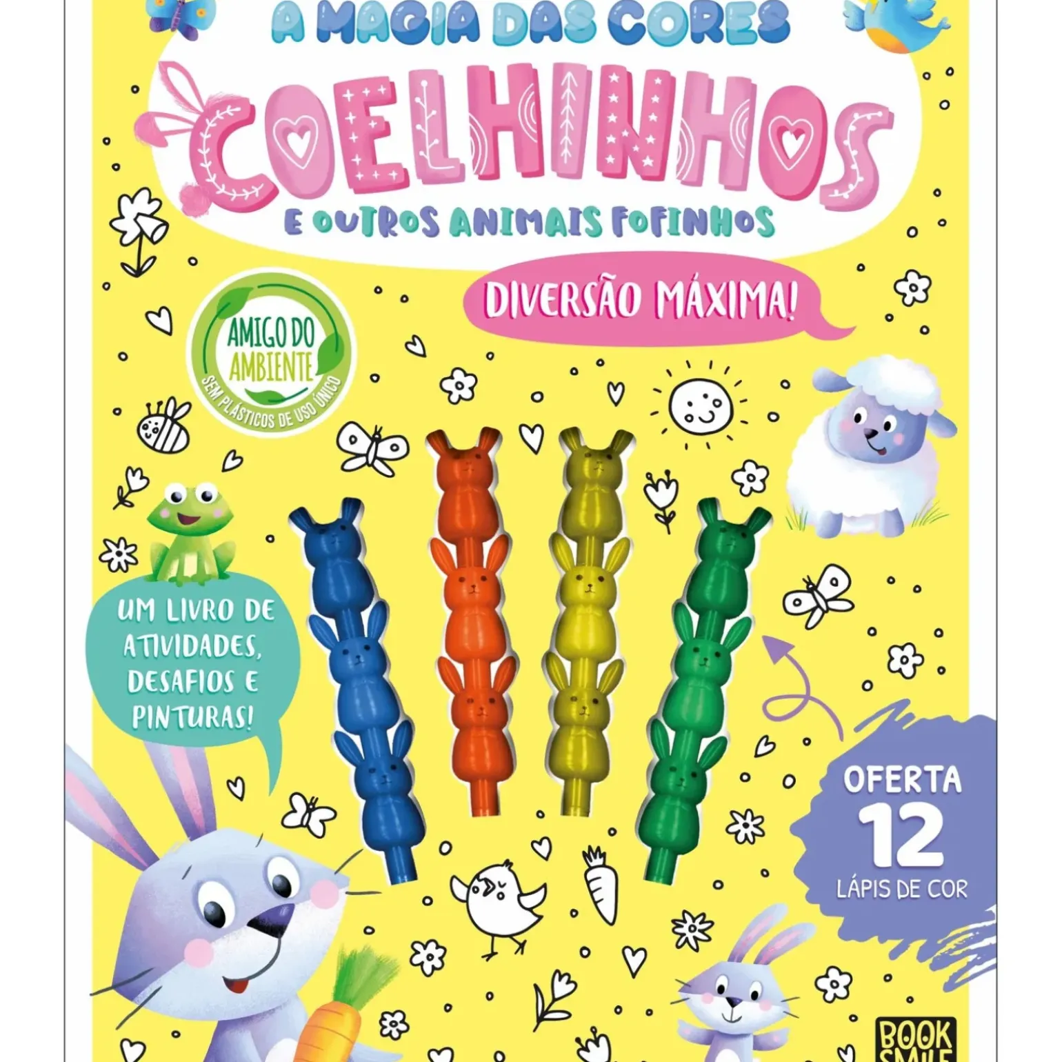 A Magia das Cores: Coelhinhos e Outros Animais Fofinhos