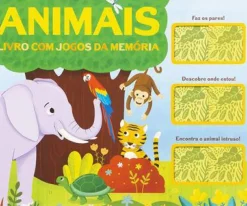 Animais - Livro com Jogos da Memória