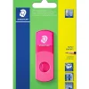 Apara Lápis Com Depósito + Borracha 2Em1 Rosa Staedtler