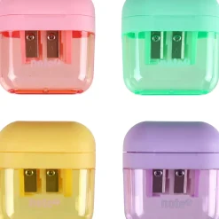 Apara lápis Duplo com Depósito Pastel
