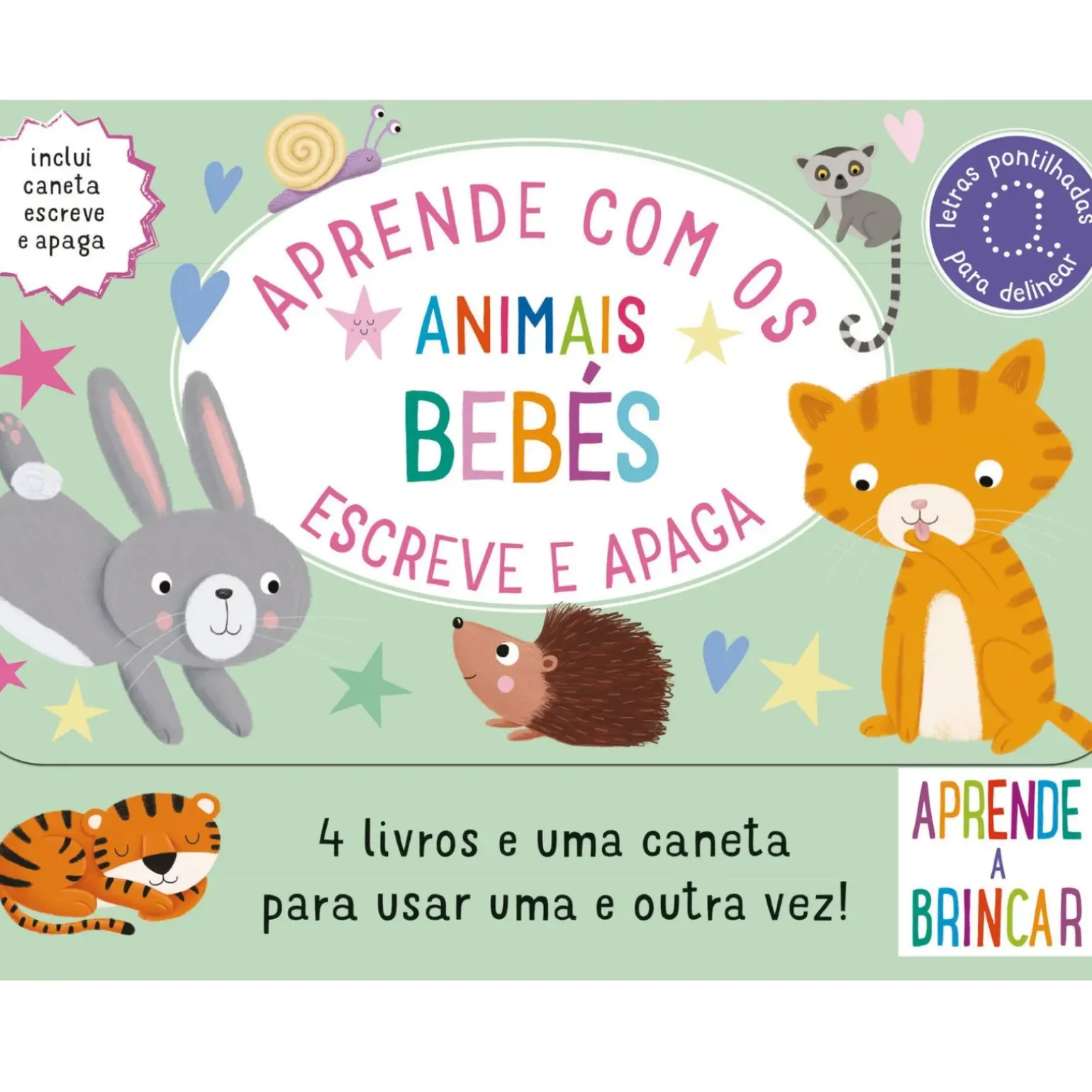 Aprende com os Animais Bebés - Escreve e Apaga