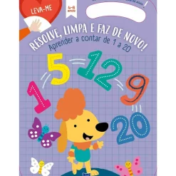 Aprender a Contar de 1 a 10 - Roxo 4-6 Anos