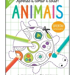 Aprendo a Cortar e Colar! - Animais de Elizabeth Golding - 15 Atividades para Mãos Pequeninas!