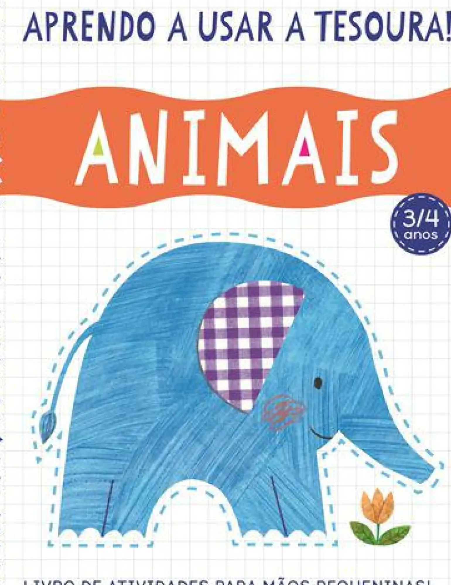 Aprendo a Usar a Tesoura! Animais de Amanda Lott