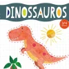 Aprendo A Usar A Tesoura! Dinossauros de Amanda Lott
