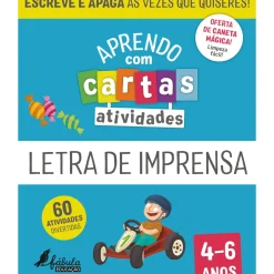 Aprendo com Cartas -Atividades - Letra de Imprensa 4-6 Anos Ilustração: Maria Fernandes