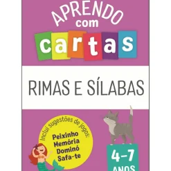 Aprendo com Cartas: Rimas e Sílabas 4-7 Anos