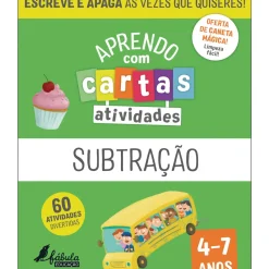 Aprendo com Cartas - Subtração (4-7 Anos)