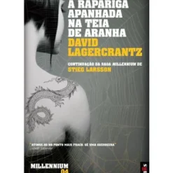 A Rapariga Apanhada na Teia de Aranha de David Lagercrantz - Millennium IV - Livro de Bolso