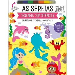 As Sereias - Desenha com Stencils de Elizabeth Golding