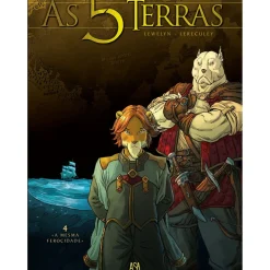 As 5 Terras - Livro 4: «A Mesma Ferocidade» de Lewelyn e Jerome Lereculey