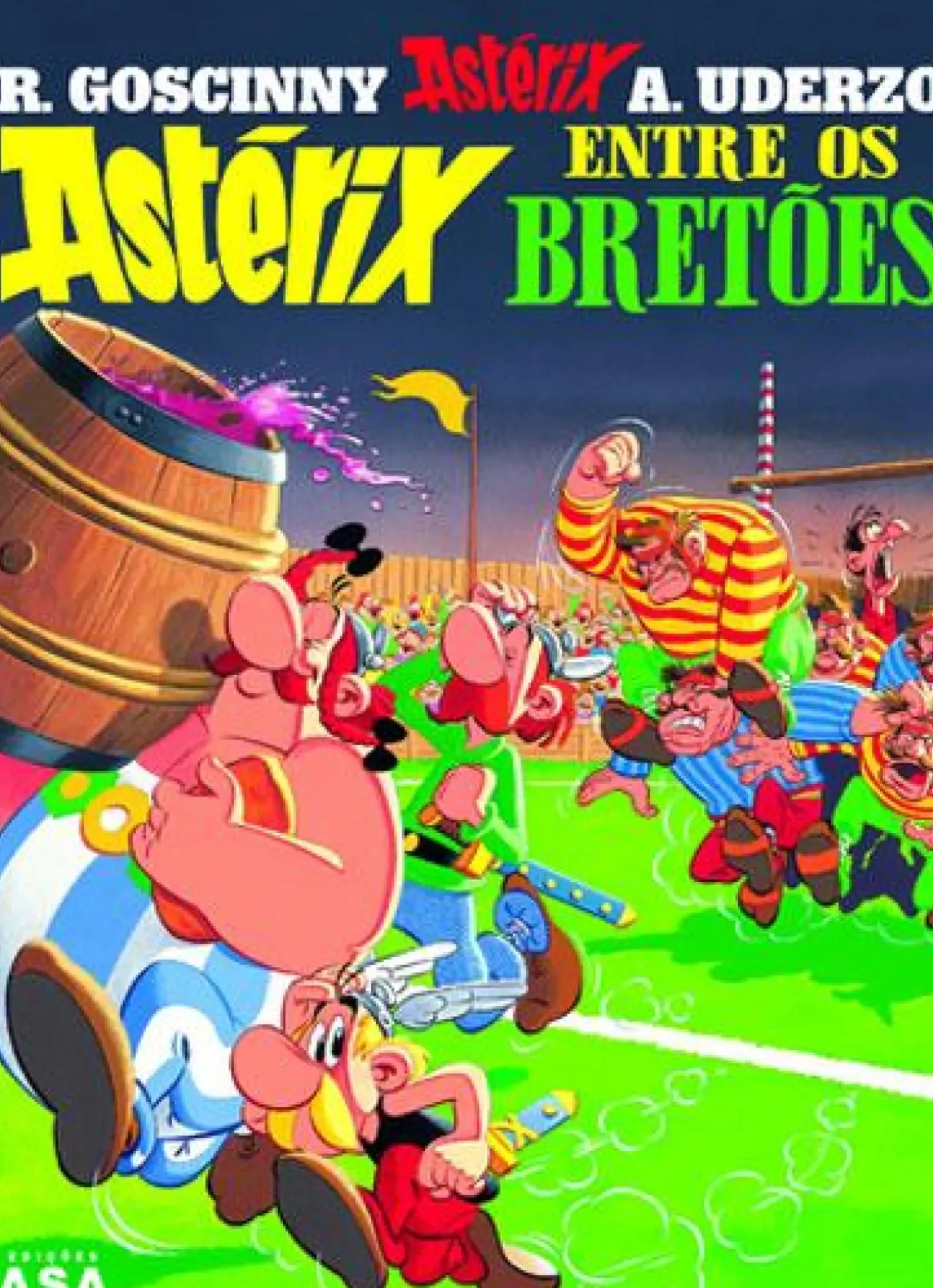 Astérix Entre os Bretões de René Goscinny e Albert Uderzo - Vol. 8