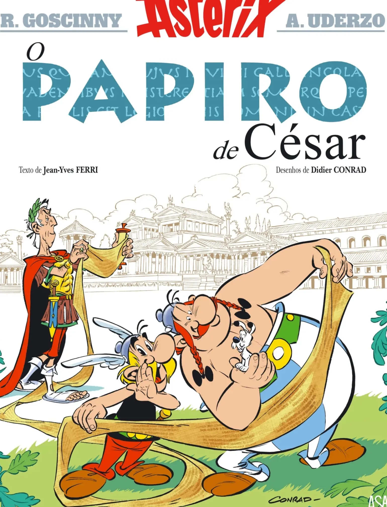 Astérix - o Papiro de César (volume 36) de Jean-Yves Ferri e Didier Conrad