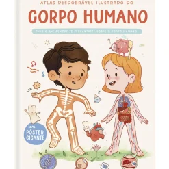 Atlas Desdobrável Ilustrado - Corpo Humano de YOYO BOOKS