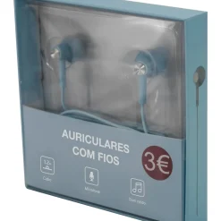 Auriculares Com Fios Aqua Sky