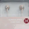 Auriculares com Fios Rosa Fusion