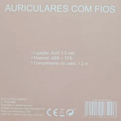 Auriculares com Fios Rosa Fusion