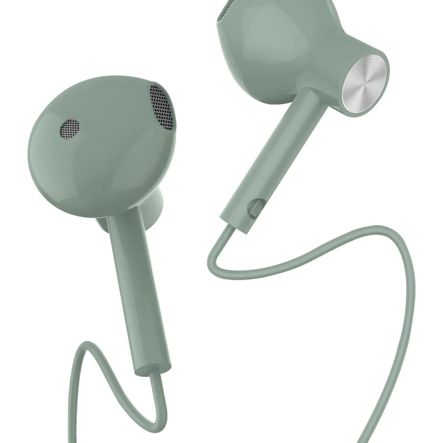 Auriculares com Fios Verde Fusion