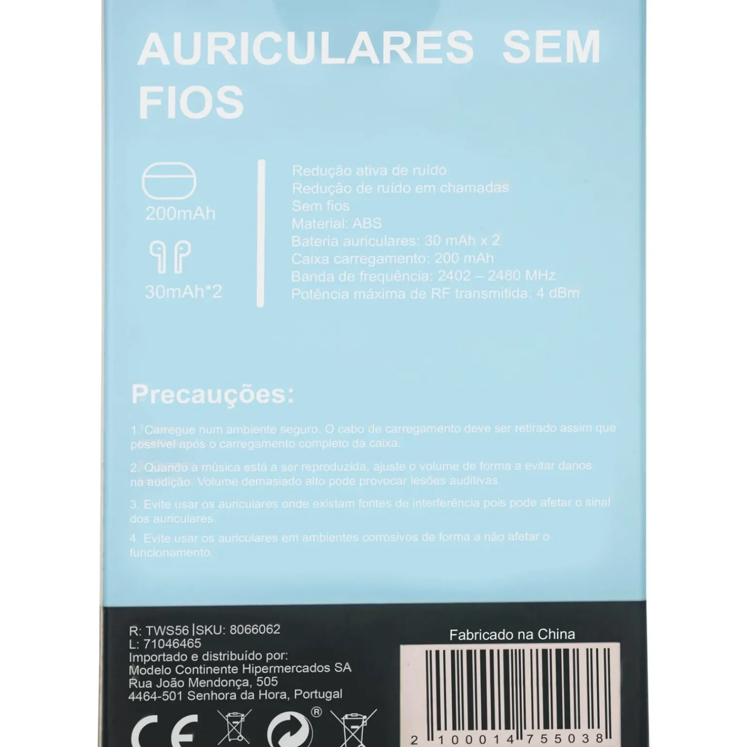Auriculares Sem Fios Aqua Sky