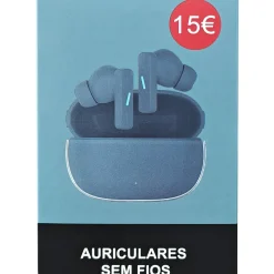 Auriculares Sem Fios Azul Fusion
