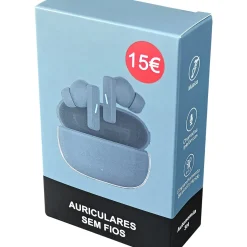 Auriculares Sem Fios Azul Fusion
