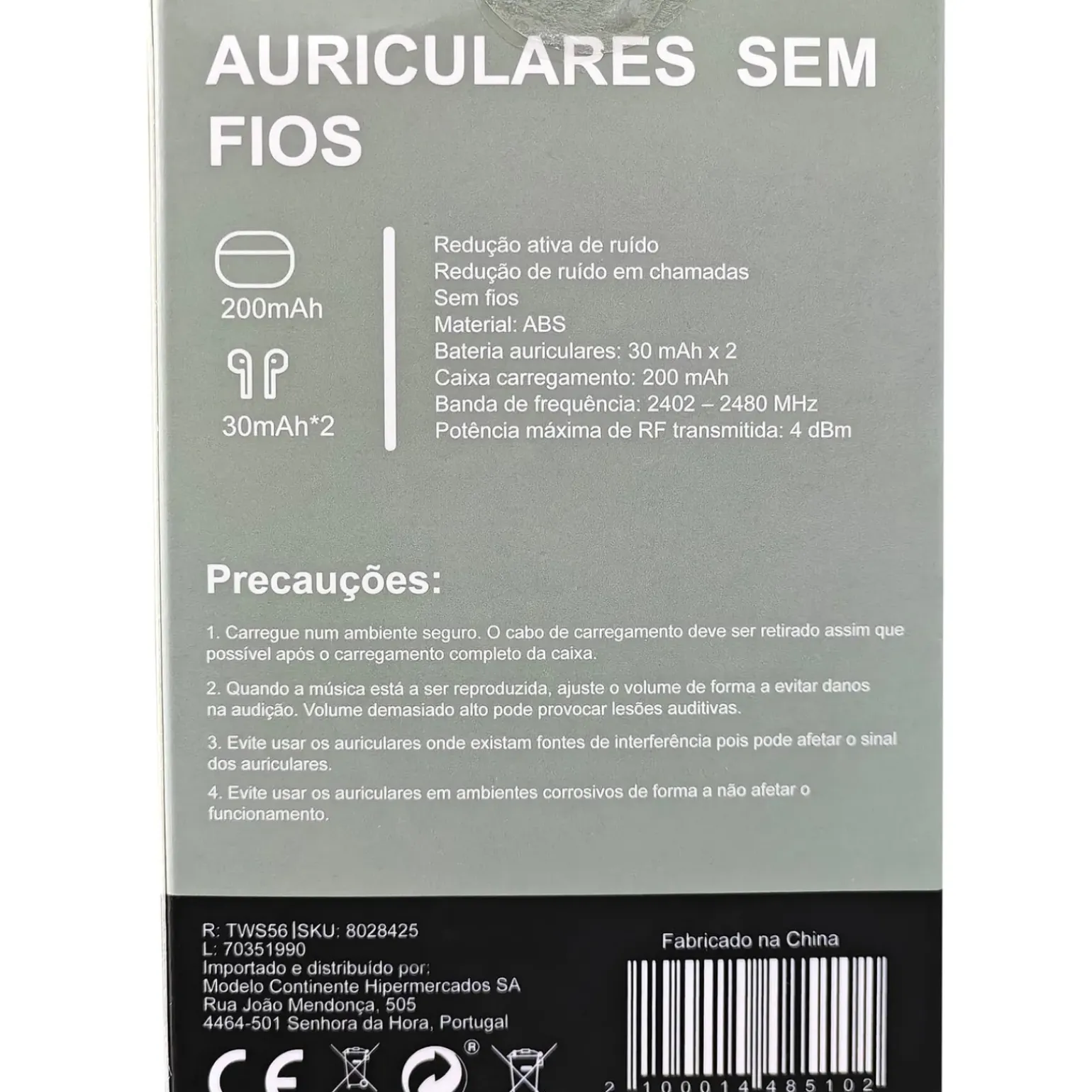 Auriculares sem Fios Verde Fusion