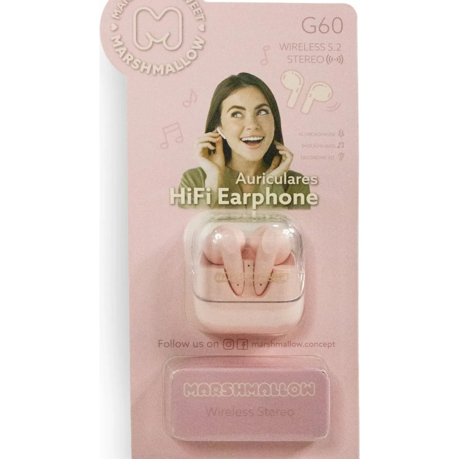 Auriculares Sortido Marshmallow