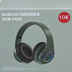 Auscultadores Sem Fios Verde Fusion